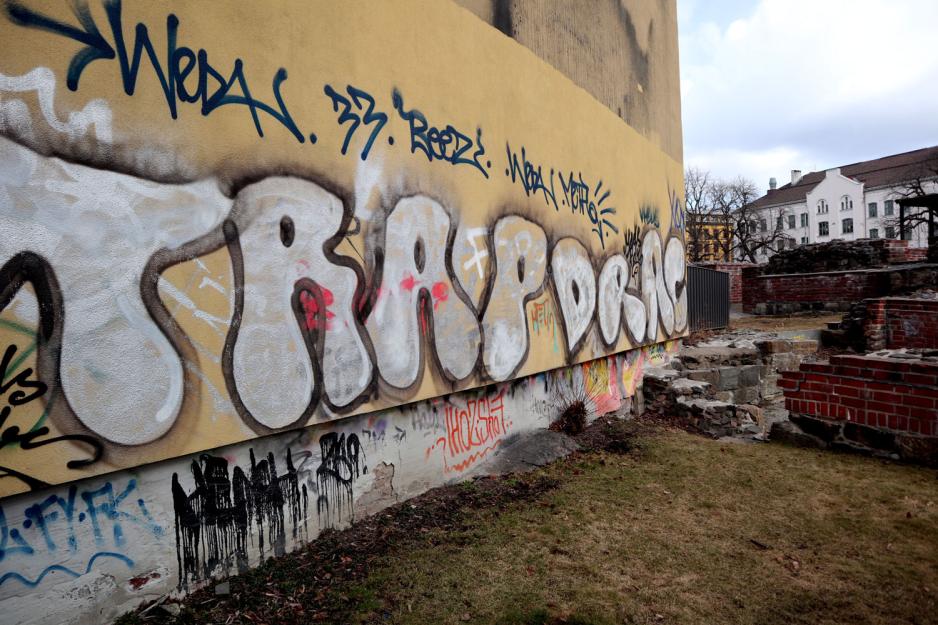 Bilde av Tagging i Ruinparken
