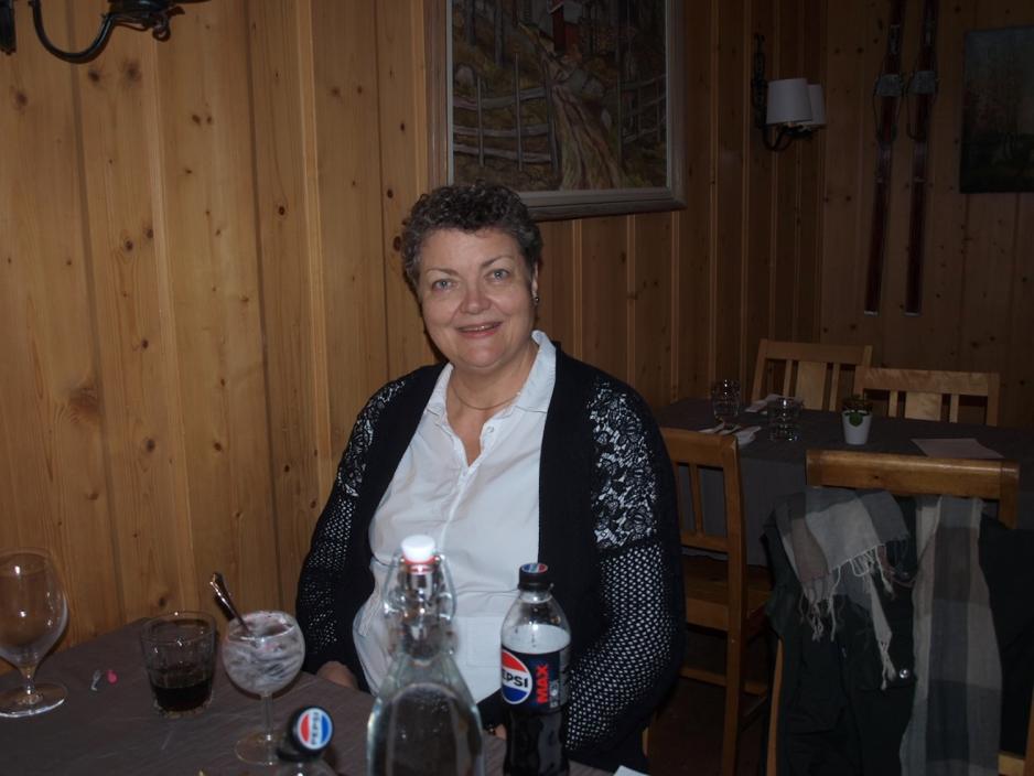 Kristin Kvarme p&aring; julemiddag