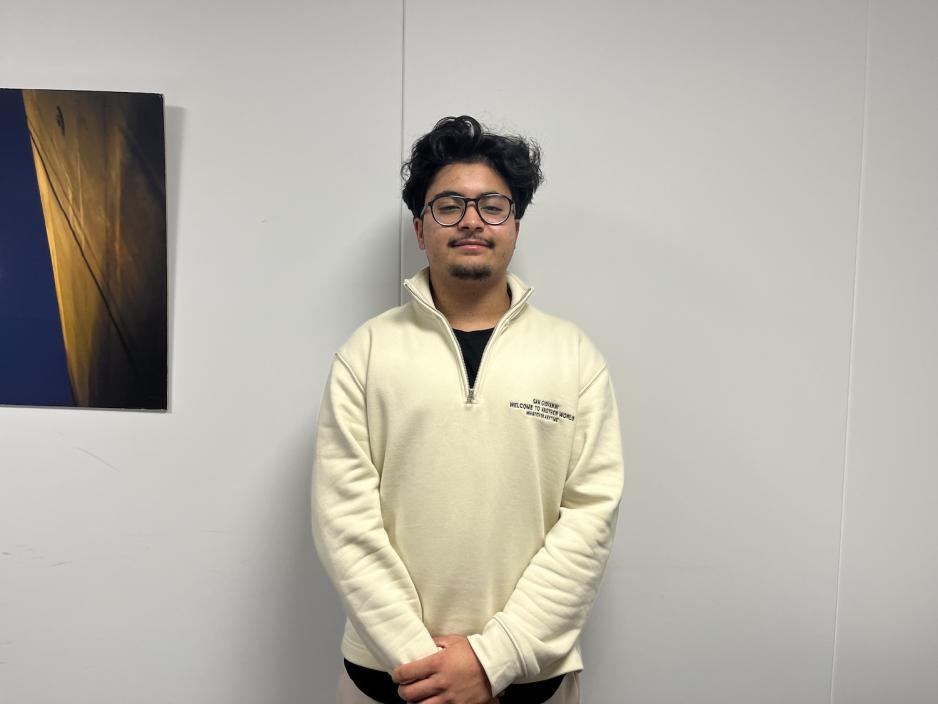 Usman Ammad p&aring; OsloMet Holmlia
