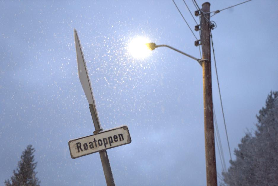R&oslash;atoppen gateskilt