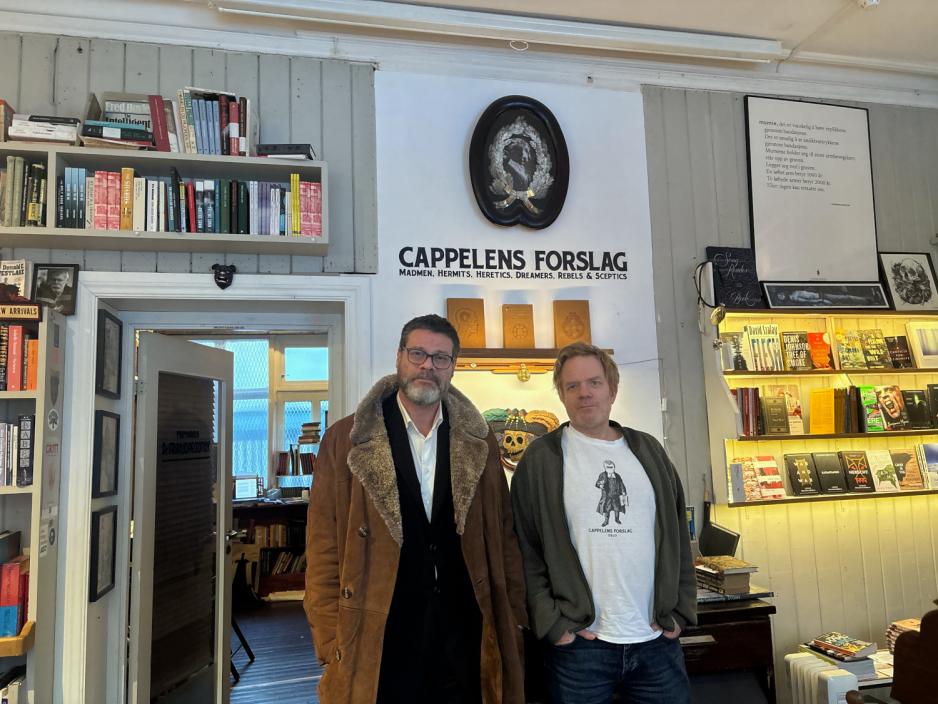 Gr&uuml;nderne Andreas Cappelen og Pil Cappelen