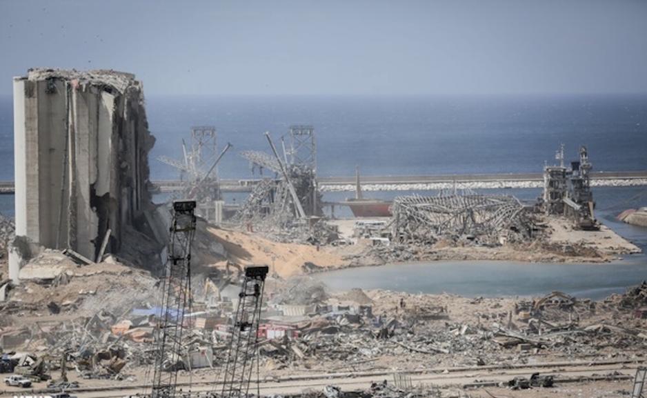 &Oslash;delggelser etter eksplosjonen i Beirut havn