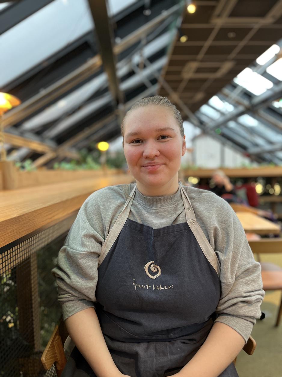 Benedicte Olli Lien inne p&aring; &Aring;pent bakeri