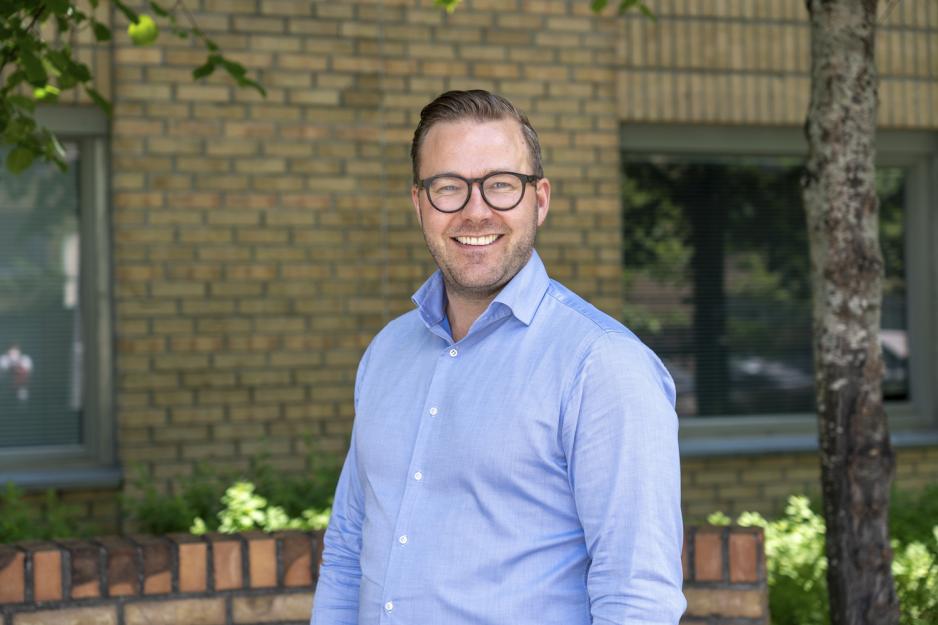 Boligdirekt&oslash;r for SiO Henrik Graarud fotografert p&aring; Vestgrensa Studentby.