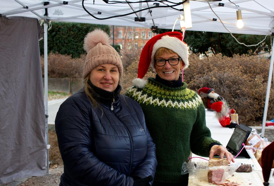 Fra venstre: Diana Stebergl&oslash;kken og Ann Kristin M&aelig;len