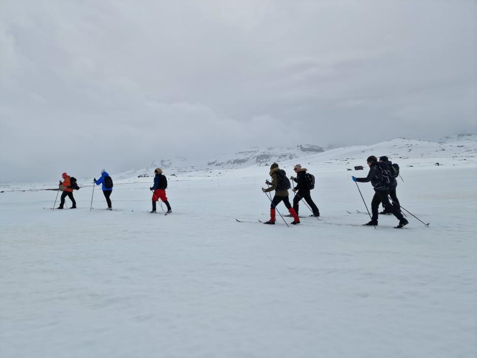 Skig&aring;ere i t&aring;ke p&aring; Finse