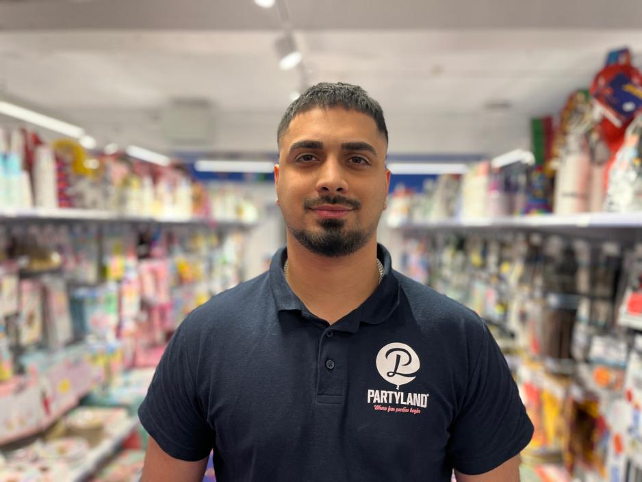 Ramjot Simgh daglig leder p&aring; Partyland Lambertseter