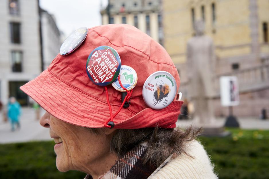 R&oslash;de solhatten til Linda Parr, har v&aelig;rt med siden 2013. 
