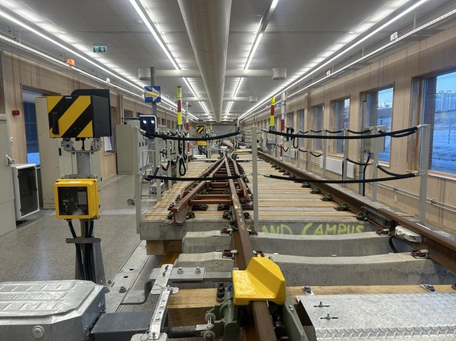 Teststasjon ERTMS p&aring; Bane NOR's testsenter