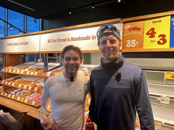 Initiativtakerne bak Bakers Running Club, Christoffer og Espen.