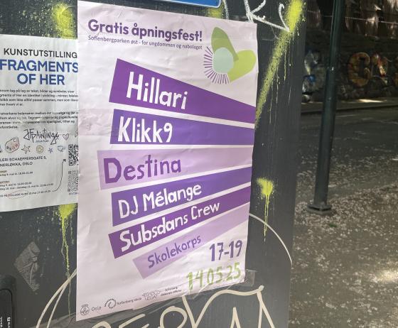 Poster sofienbergsparken 