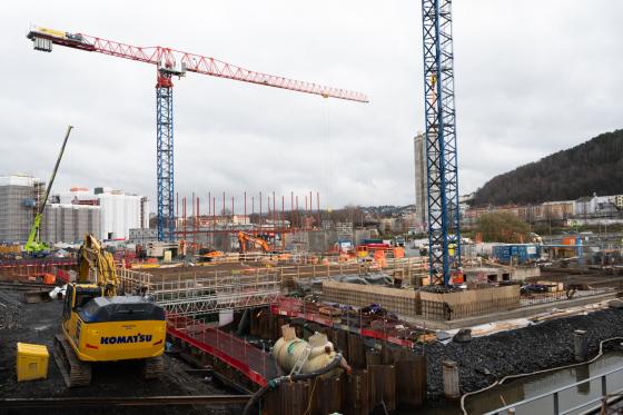byggeomr&aring;de til ny skole