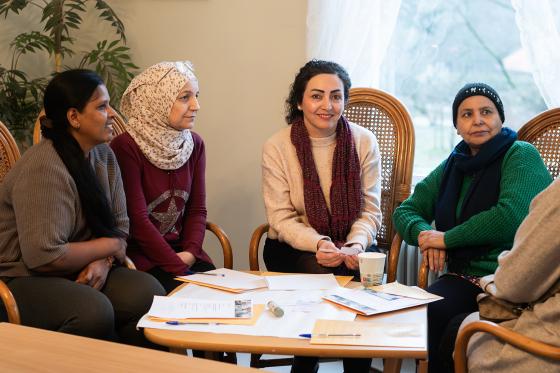 Deltakere p&aring; frihetsworkshop p&aring; trosterud