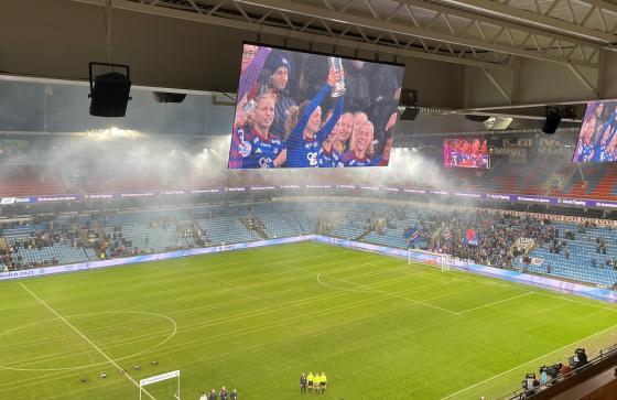 Ullev&aring;l stadion under kvinnenes cupfinale 2025
