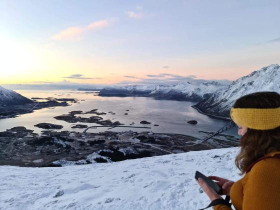P&aring; Kleppstadheia (534 MOH) er det fine turforhold denne sesongen. 
