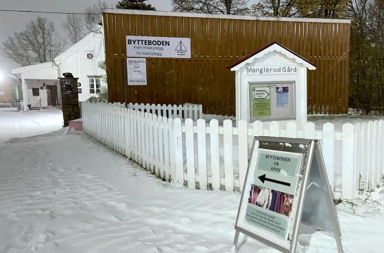 Bytteboden p&aring; Manglerud.