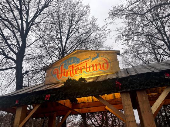 inngangen til jul i vinterland