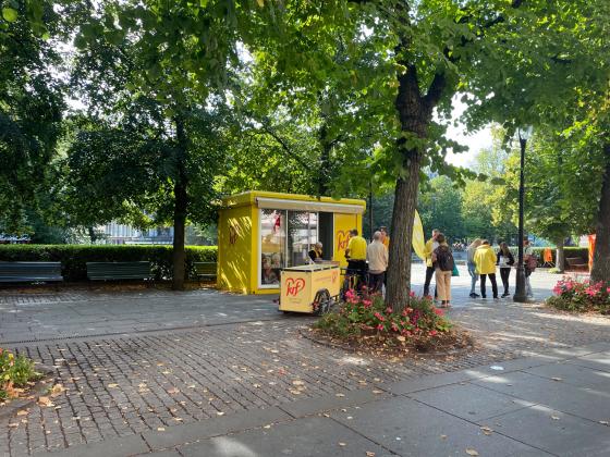 KrF-bod p&aring; Karl Johan