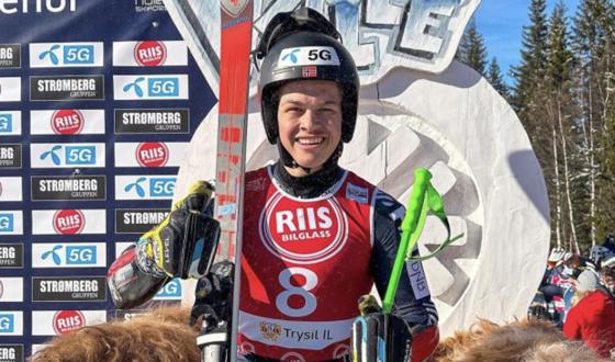 Aleksander Steen Olsen ble norgesmester i slal&aring;m 