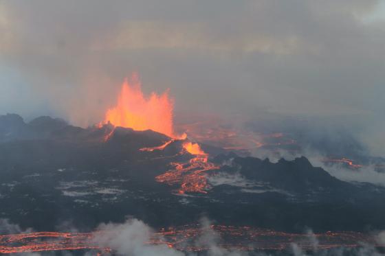Vulkanutbrudd p&aring; Island