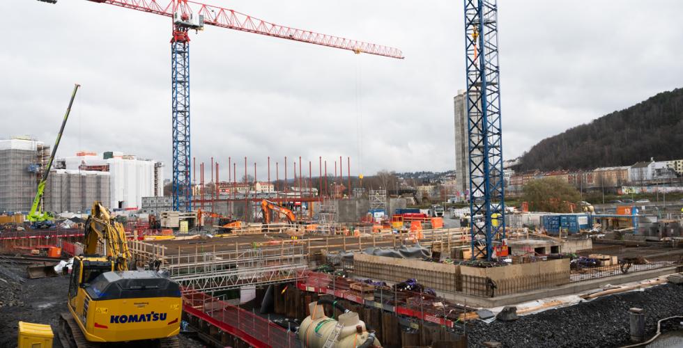 byggeomr&aring;de til ny skole