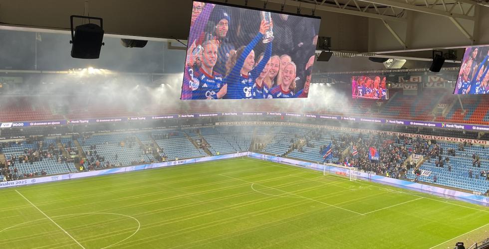 Ullev&aring;l stadion under kvinnenes cupfinale 2025