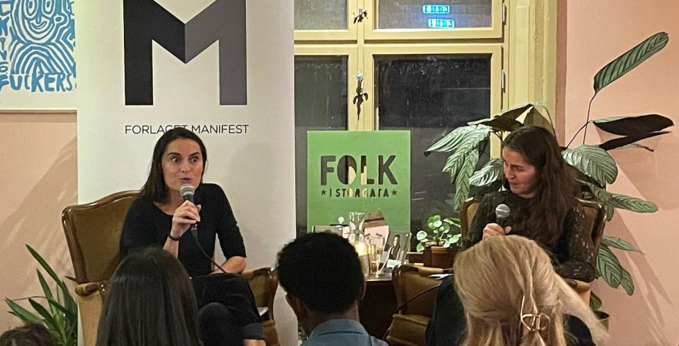 Ewa Sapieżyńska p&aring; scenen, intervju