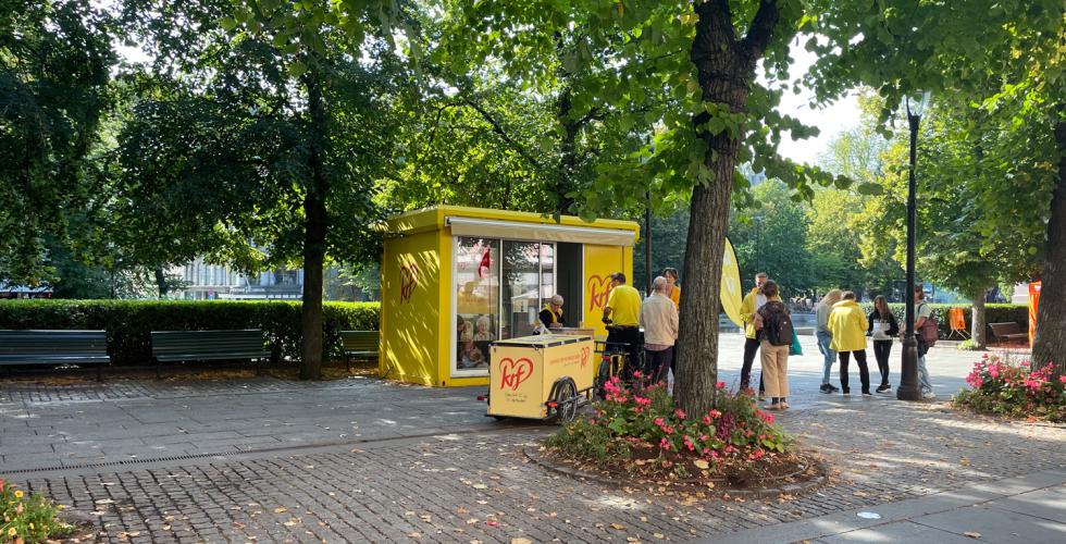 KrF-bod p&aring; Karl Johan