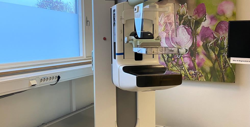R&oslash;ntgenapparat til mammografi
