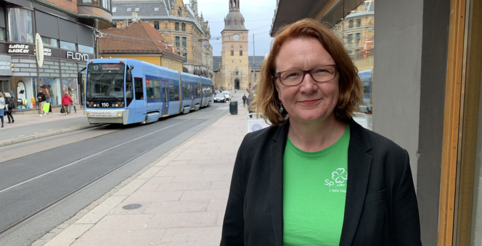 Bj&oslash;rg sandkj&aelig;r st&aring;r ute p&aring; Grensen i Oslo.