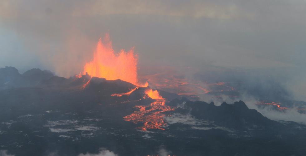 Vulkanutbrudd p&aring; Island